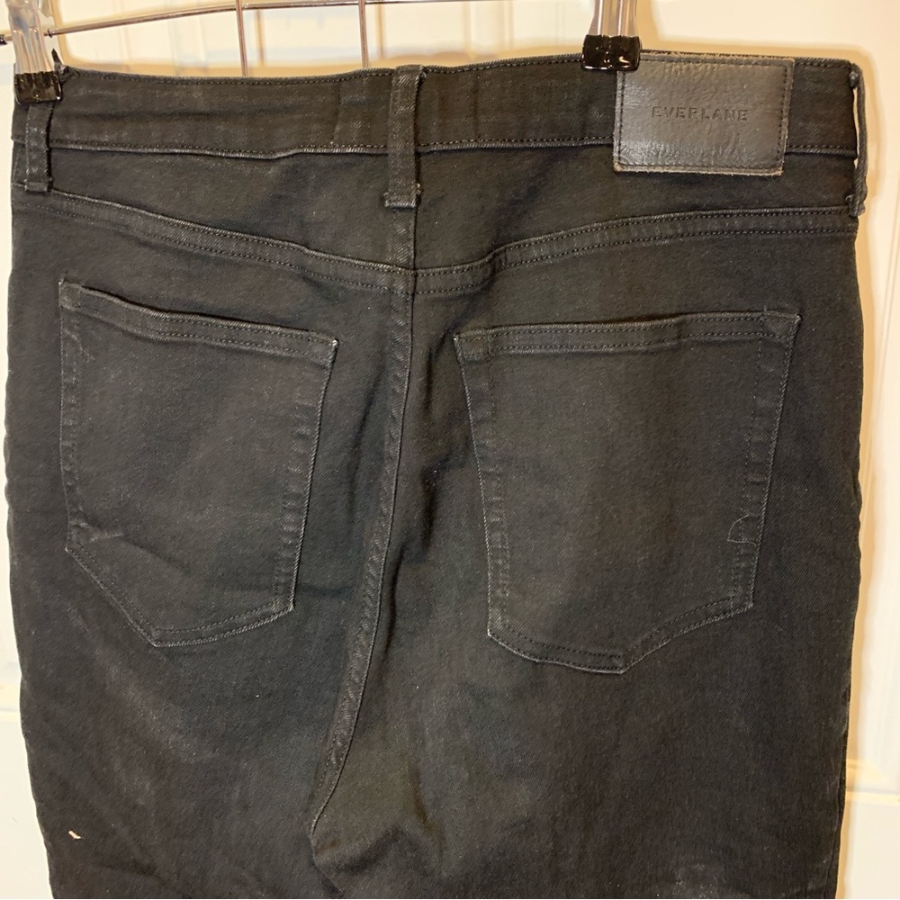 Everlane The Curvy High-Rise Skinny Jean Jeans Size 31 Crop Shade Black - Picture 6 of 7